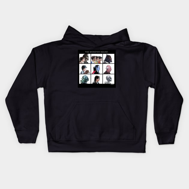 The Monster Squad Kids Hoodie by spacelord